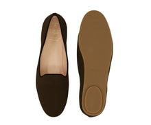 Carica l'immagine nel visualizzatore di Gallery, AUDREY - Camoscio Moka e Nero