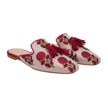 Carica l'immagine nel visualizzatore di Gallery, URSULA – Broccato Fiori Corallo