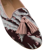 Carica l'immagine nel visualizzatore di Gallery, BRIGITTE – Broccato Giappone Vinaccia