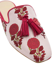 Carica l'immagine nel visualizzatore di Gallery, URSULA – Broccato Fiori Corallo