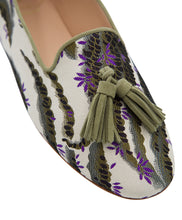 Carica l'immagine nel visualizzatore di Gallery, BRIGITTE – Broccato Giappone Salvia