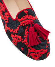 Load image into Gallery viewer, BRIGITTE –  Broccato Ricamo Rosso