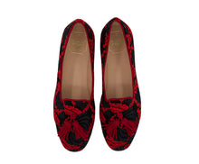 Load image into Gallery viewer, BRIGITTE –  Broccato Ricamo Rosso