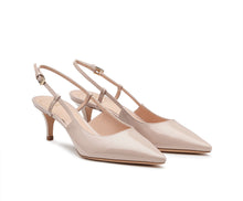 Carica l'immagine nel visualizzatore di Gallery, coppia di slingback Anna viste in obliquo