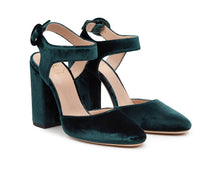 Carica l'immagine nel visualizzatore di Gallery, FRANCA - Velluto Verde Bosco