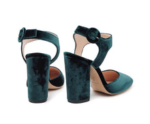 Carica l'immagine nel visualizzatore di Gallery, FRANCA - Velluto Verde Bosco