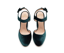 Carica l'immagine nel visualizzatore di Gallery, FRANCA - Velluto Verde Bosco