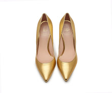 Carica l'immagine nel visualizzatore di Gallery, LUISA - Nappa Laminata Oro