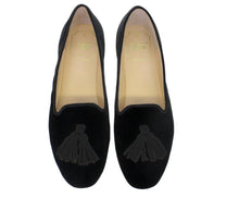 Carica l'immagine nel visualizzatore di Gallery, BRIGITTE – Velluto e Camoscio Nero