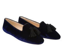 Carica l'immagine nel visualizzatore di Gallery, BRIGITTE – Velluto Dark Blue