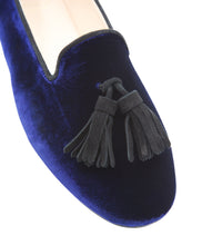 Carica l'immagine nel visualizzatore di Gallery, BRIGITTE – Velluto Dark Blue