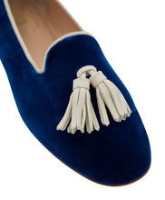 Carica l'immagine nel visualizzatore di Gallery, BRIGITTE – Velluto Blu Cobalto