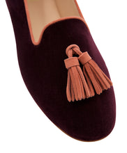 Carica l'immagine nel visualizzatore di Gallery, BRIGITTE – Velluto Prugna