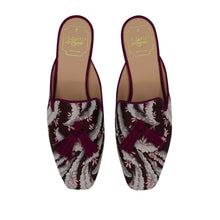 Carica l'immagine nel visualizzatore di Gallery, URSULA – Broccato Giappone Vinaccia