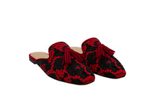 Load image into Gallery viewer, URSULA – Broccato Ricamo Rosso