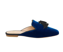 Carica l'immagine nel visualizzatore di Gallery, URSULA – Velluto Blu Cobalto