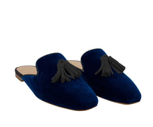 Carica l'immagine nel visualizzatore di Gallery, URSULA – Velluto Blu Cobalto
