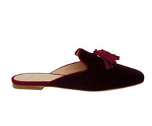 Carica l'immagine nel visualizzatore di Gallery, URSULA – Velluto e Camoscio Prugna