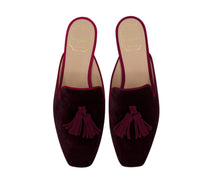 Carica l'immagine nel visualizzatore di Gallery, URSULA – Velluto e Camoscio Prugna