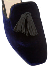 Carica l'immagine nel visualizzatore di Gallery, URSULA – Velluto Dark Blue