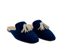 Carica l'immagine nel visualizzatore di Gallery, URSULA – Velluto Blu Cobalto