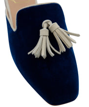 Carica l'immagine nel visualizzatore di Gallery, URSULA – Velluto Blu Cobalto