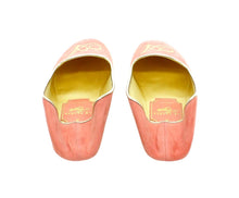 Carica l'immagine nel visualizzatore di Gallery, HOME SLIPPER DONNA - Camoscio / Raso -  Rosa / Cognac