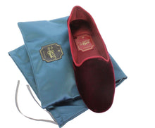 Carica l'immagine nel visualizzatore di Gallery, HOME SLIPPER DONNA - Velluto e Raso Prugna
